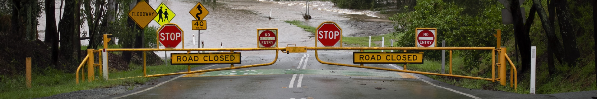 Where possible operators should avoid travelling in flooded zones